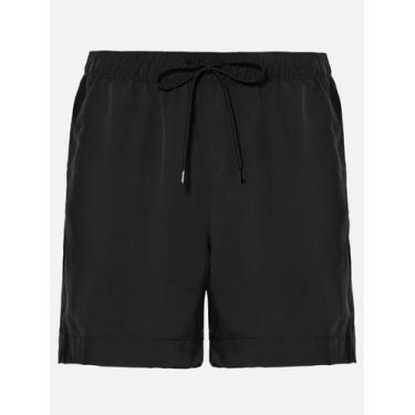 Imagem de Short Tommy Hilfiger Masculino Regular Fit Long Drawstring Preta, M/M