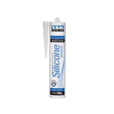 Imagem de Silicone Tekbond Acetico Branco 280G c/6pcs