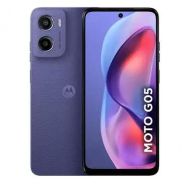 Imagem de Smartphone Motorola G05 Câmera 50 MP + 8 MP 128 GB 5G XT2523 Violeta Bivolt