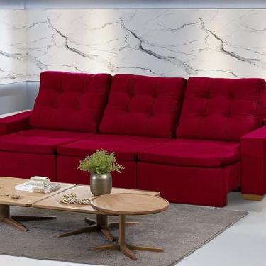 Imagem de Sofá Manaus Modular 6 Lugares 305cm MT Retrátil e Reclinável - Yescasa