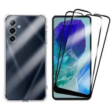 Imagem de Kit Capa Capinha Case + 2 Películas de Vidro 3d Para Samsung Galaxy M55