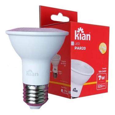 Imagem de Lampada Led Par20 7w 2,7K Bivolt E27 Kian