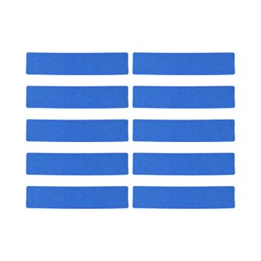 Imagem de Asixxsix Kit de Marcador de Linhas da Corte, 10pcs PVC Tennis Spot Marker para Tênis, Basquete, Vôlei, Badminton, Outros Jogos de Bola, Portátil e Reutilizável, Fácil de Ver (Azul)