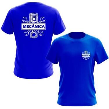 Imagem de Camiseta Mecânica - Norte Uniformes, G2, Cinza chumbo