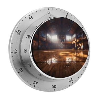 Imagem de Cronômetro magnético de aço inoxidável para quadra de basquete com alarme para forno de cozinha