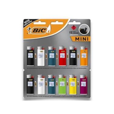 Imagem de Isqueiro biC Mini Colorido 12 uni
