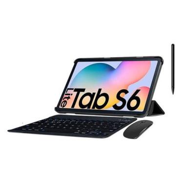Imagem de Book Flip + Mouse + Teclado + Caneta Para Galaxy Tab S6 Lite - BDNET