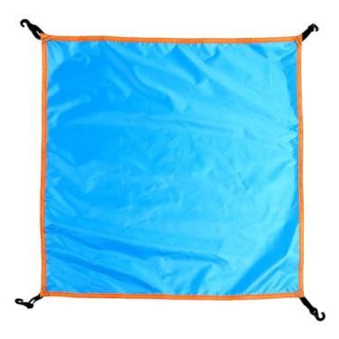 Imagem de simhoa Acessório Rainfly Rain Fly, adequado para barracas instantâneas de 3 a 4 pessoas, lona para barraca, cobertura superior para barraca, camping, Azul