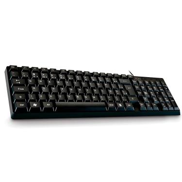 Imagem de Teclado USB Slim, Plug and Play TCN, ABNT2, 105 Teclas, Cabo 1,7m, TCN950 - Preto