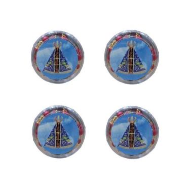 Imagem de Kit 4 Terço Perfumado Nossa Senhora Aparecida Lindo Caixinha - TERIMPO