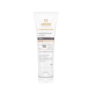 Imagem de Mousse Mineral Adcos Protetor Solar Fps50 Cor Bronze 40G