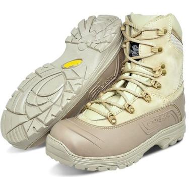 Imagem de Bota Force Policia Militar Couro, Cano Alto Padrão Tático. - Portal do