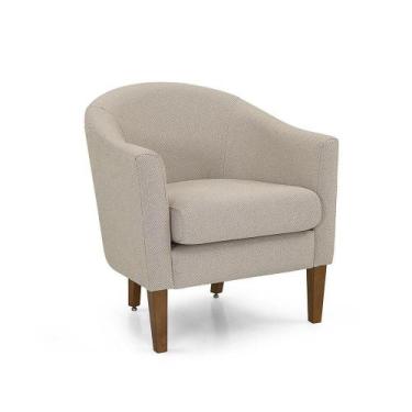 Imagem de Poltrona de Aproximação Herval Liz, Linho Bege