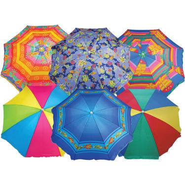 Imagem de Guarda-sol Poliéster 160cm com Silver Coating e Cabo de Aço 3541 Mor Sortido