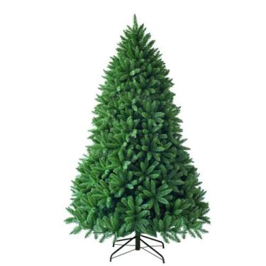 Imagem de Árvore de Natal Goplus artificial apagada de 1,8 m com suporte de meta