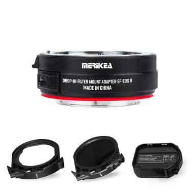 Imagem de MERIKEA MR-EFTR-C VND Filtro Drop-in Adaptador de lente de montagem de foco automático para Canon EF para EOSR com filtro ND variável e filtro UV para câmeras EOS R R5 R6 RP R7 R10 C70