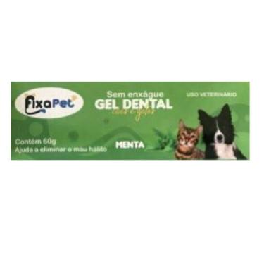 Imagem de Gel dental sabor menta para cães e gatos - FIXAPET