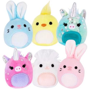 Imagem de Conjunto de Páscoa ArtCreativity 6 de animais de pelúcia para crianças