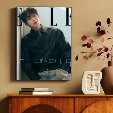 Imagem de Pôster E-Enhypen KPOP Adesivo À Prova d'Água Para Decoração De Paredes