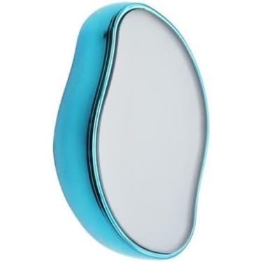 Imagem de Pedra Mágica de Cristal para Depilação Indolor – Removedor de Pelos Unissex, Esfoliante Suave para Corpo e Pele Sensível, Alternativa Natural ao Aparelho de Barbear (Azul)
