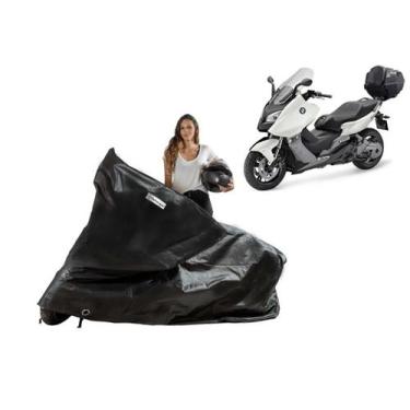 Imagem de Capa Protetora Moto BMW C600 com Baú - Kahawai, Preto