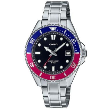 Imagem de Relógio CASIO prata masculino MDV-10D-1A3VDF