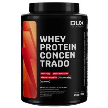 Imagem de Whey Protein Concentrado Dux Human Health Chocolate Branco  900g, Choc