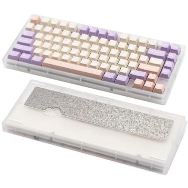 Imagem de KEEBMONKEY Teclado mecânico WOBKEY Rainy 75 alumínio HMX/JWK com acústica superior, com fio, BT, conectividade sem fio 2,4G (Pro Purple(Acrylic Limited))