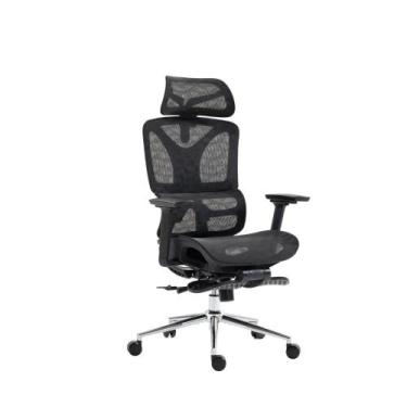 Imagem de Cadeira Escritório Ergonômica Dinamarca Bt03 Suporte Lombar Com Apoio 