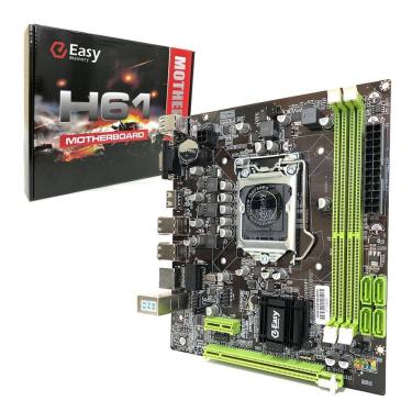 Imagem de Placa Mãe Easy Memory Intel H61 Lga1155 Ddr3