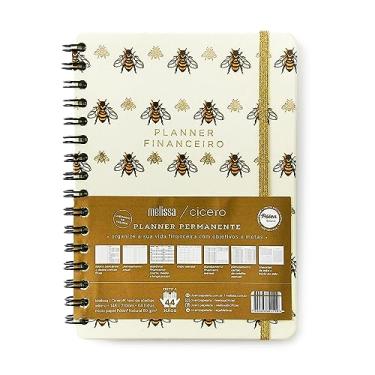 Imagem de Planner Permanente Wire-O Melissa Financeiro Favo De Abelhas, Cicero