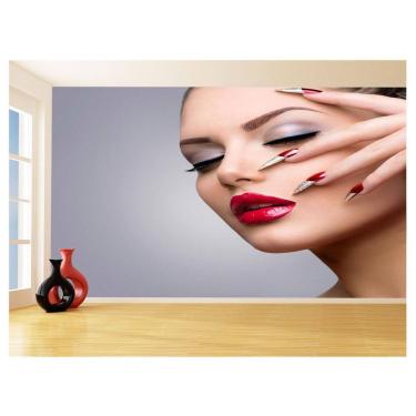 Imagem de Papel De Parede Salão De Beleza Maquiagem Make 3,5M Slb46