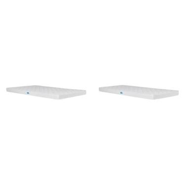 Imagem de Conjunto com 2 Colchões 1 Solteiro e 1 Auxiliar Nuvem Casatema Branco