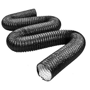 Imagem de Duto de ar flexível de alumínio para dutos de ar de proteção resistente de três camadas para sistemas de ventilação HVAC de duto de exaustão 50 mm × 10 m