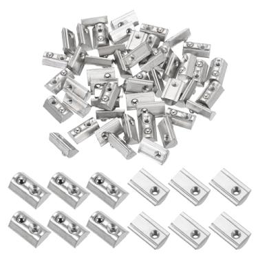 Imagem de PATIKIL M4 Rolos semi-redondos em porcas de mola, 50 peças, série 4040, porcas de mola de aço carbono para perfil de extrusão de alumínio de 8 mm, impressora 3D, ferramentas faça-você-mesmo, montagem