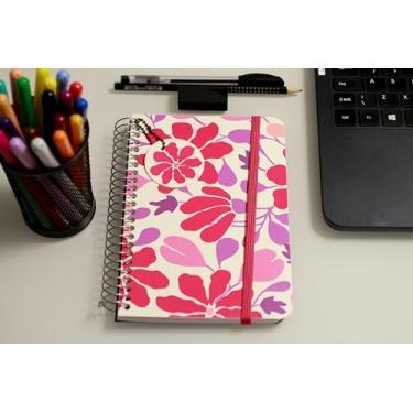 Imagem de Confetti Caderno 1/4 80Fls Flores Branco