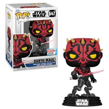 Imagem de Funko Pop! Star Wars: Darth Maul (NYCC'23) 74103 - boneco de vinil colecionável - ideia de presente - brinquedos para crianças e adultos - boneco modelo para colecionadores e exibição