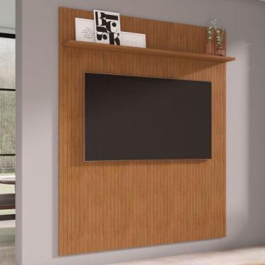 Imagem de Painel para TV Até 70 Polegadas Aléria 1 Prateleira Cedro - Pnr Móveis