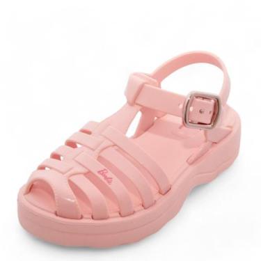 Imagem de Sandália Infantil Personalidade Barbie Trendy Flat REF: 23131, Rosa, 3