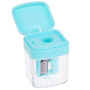 Imagem de Apontador Minibox Mix Tons Pastel c/ Depósito Faber-Castell