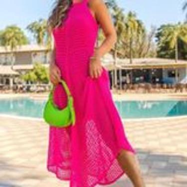 Imagem de Vestido tricô - Maricota Style, Rosa, único