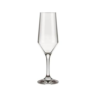 Imagem de Taça Champanhe Festa Vidro Cristal Buffet Liso 186 ml Nadir