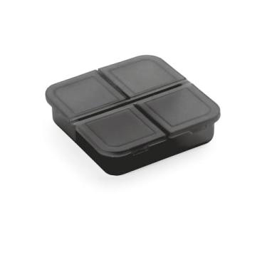 Imagem de Porta Comprimidos Portátil - Estojo Organizador para Remédios e Pílulas com Fecho Seguro(1,Preto)