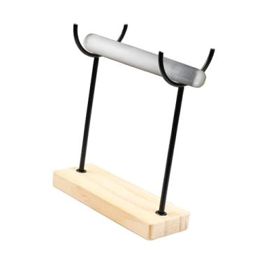 Imagem de simhoa Suporte para pulseira de selenita, organizador multifuncional para joias, suporte para scrunchies, para, loja, mesa, Preto Altura 15cm