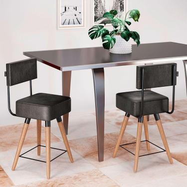 Imagem de Kit 2 Cadeiras Barcelona Cor Preto - Speciale Home Preto