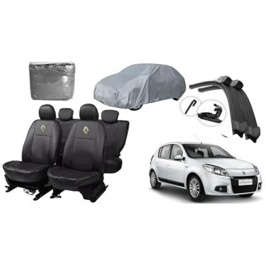 Imagem de Capa de couro +Capa de cobrir + Limpador de para - brisa -Renault sandero 07-17