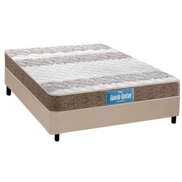 Imagem de Cama Box Casal: Colchão Anatômico Probel D33/Ep Próintense + Base Clean(138X188)