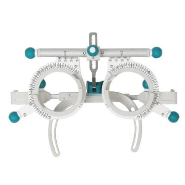 Imagem de Moldura óptica de alumínio premium, capacidade de inserção de 5 lentes, hastes ajustáveis (altura e comprimento) e almofadas de nariz, régua PD (48-80 mm) para adultos e crianças, leve 54 g