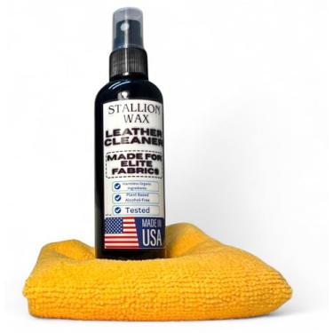 Imagem de Solução de limpeza de couro branco – Feito nos EUA – Inclui toalha de microfibra – Revive móveis de cor clara, assentos de carro, sofás, bolsas e acessórios com um acabamento suave e livre de resíduos