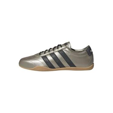Imagem de adidas Grand Court Lo Tênis feminino, Cyber Metallic/Carbon/Goma, 41